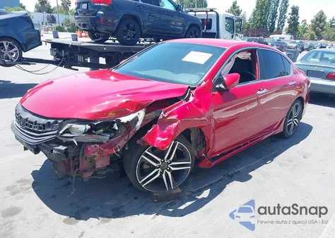 2016 Honda Accord Sport from USA, damaged, VIN 1HGCR2F57GA134382